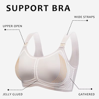 Soutien-gorge de maternité et d'allaitement confortable pour femmes enceintes, tailles 34, 36, 38, 40, 42 et plus, avec coussinets fixes, par les fabricants 7A