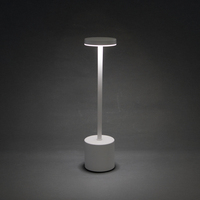 Lampe de bureau à LED pour la décoration intérieure Lampe de table portable à gradation tactile sans fil rechargeable