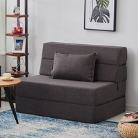 Chaise, canapé et lit pliables en tissu éponge convertible, matelas de couchage pour appartement et salon