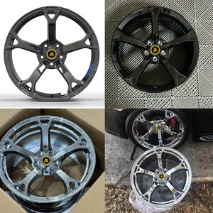 Jantes forgées sur mesure Jiangzao 1 pièce pour 350z 370z, finition <span class=keywords><strong>chrome</strong></span> argenté V1, compatibles G37 Q50 - Product Image 5