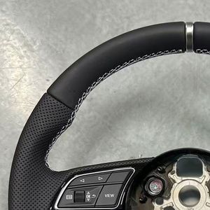 Pour <span class=keywords><strong>Audi</strong></span> R8 <span class=keywords><strong>Tt</strong></span> Mk2 <span class=keywords><strong>Mk3</strong></span> B9 <span class=keywords><strong>RS</strong></span> TTS Ttrs Rs3 Rs6 RS4 RS5 RS7 A3 D3 A4 A5 A6 C6 A7 A8 A1 Q3 Q5 Q7 Volant de voiture en fibre de carbone - Product Image 4