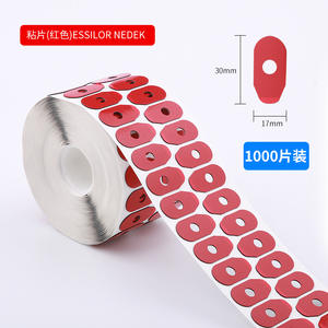 Autocollants antidérapants SanTe 18x25mm rouges pour verres de lunettes, adhésifs 3T-A23DR, lot de 1000 pièces - Product Image 3