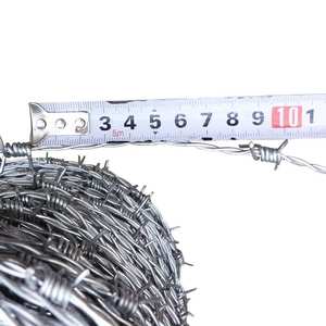 Harga pabrik 14 Gauge kawat Barb Hot Dipped galvanis kawat ganda gulungan kawat berduri untuk pagar pertanian - Product Image 4