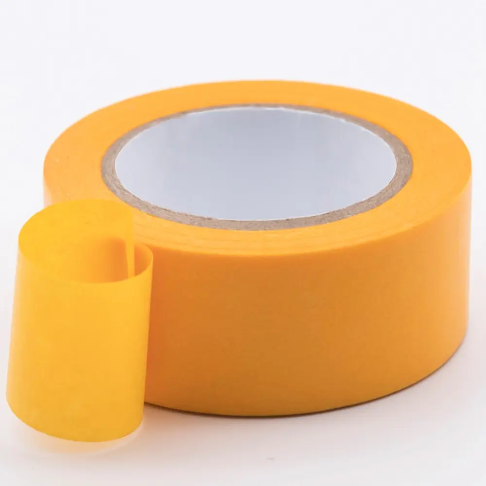 Großhandel farbig bedruckte Goldband Maler Maler Kleberband Reispapier Kleber Washi Tape Jumbo Roll zum Malen Maskieren