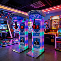 Machine de jeu de boxe électronique ultime à monnayeur pour salles d'arcade, vente en gros d'usine
