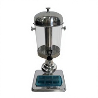 Luxe grensoverschrijdende vergulde koelkast voor sap, dranken, buffet, thee, fruitthee.
