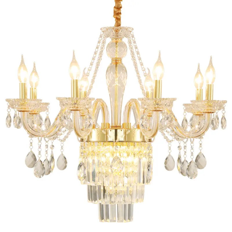 Europäische hängende Kronleuchter Luxus Kristall LED Pendel leuchte Modern für Home Living Esszimmer Schlafzimmer Dekor