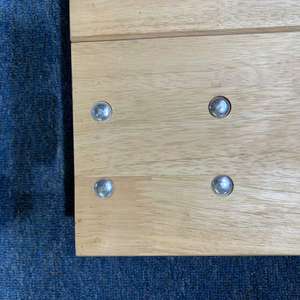 Grand plateau de meubles en bois massif chariot à main chariot mobile à quatre roues chariot avec plate-forme personnalisable OEM - Product Image 4