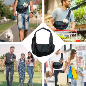 Muestra gratis Pet Carrier Sling Bag Reversible Pet Carrier Monedero con bolsillo de almacenamiento - Product Image 2