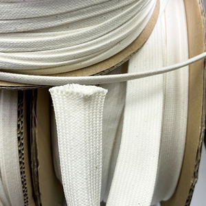 Yivo xssh ที่หุ้มสายผ้าฝ้ายถักสีขาวแบบ DIY ปลอกป้องกันสายไฟสำหรับป้องกันเบรกจักรยาน - Product Image 5