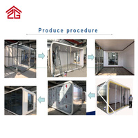 Nouveau Style 20ft petite maison de conteneur en acier de Style pomme Kit préfabriqué Portable maisons assemblées étanches