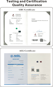 Lab Grown Emerald <strong>Ruby</strong> Sapphire Emerald Cut Lab Grown <strong>Gemstones</strong> AGL/GRC Certificated Lab Created <strong>Gemstone</strong> For Fine Jewelry - Product Image 4