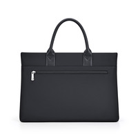 Sac d'Épaule Business de Luxe WilliamPOLO pour Hommes, 14 Pouces, Besace Messager en Polyamide avec Intérieur Doux, Noir, pour Bureau et Ordinateur Portable
