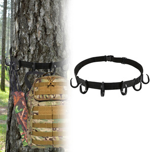 Molle Equipment 7 Slots Nylon Webbing Multi Functional Hunting Accessories For <b>Tree</b> <b>Stand</b> Gear Hook Rack - Product Image 1