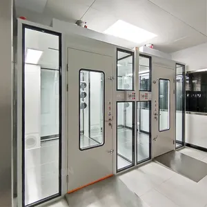 Equipo de sala Laboratorio de ducha de aire Iso para salas limpias modulares Gmp Class 100000 Clean