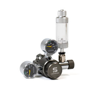 Régulateur de pression à double manomètre <span class=keywords><strong>CO2</strong></span> avec électrovanne pour bouteille d'<span class=keywords><strong>extincteur</strong></span> et <span class=keywords><strong>aquarium</strong></span> planté, compatible avec la vanne de réduction de pression et le minuterie - Product Image 5