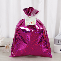 Sacs à cordon de Noël à logo personnalisable-Matériau écologique-Stock avec étiquettes