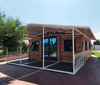 Maison mobile préfabriquée extensible de 20 pieds, personnalisée, avec cuisine et salle de bain, design moderne, étanche