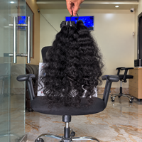 Lots de Cheveux Bouclés Indiens Bruts, Texture Naturelle, 100% Cheveux Humains Non Traités, Extensions Bouclées pour la Vente en Gros