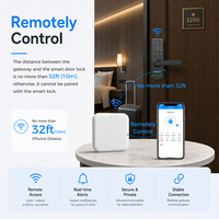 Uzaktan Kumandalı Akıllı Kilit Köprü Hub'ı Wifi Ağ Geçidi İnternet Uygulama Bağlantılı TTlock Akıllı Kilit Bulut Veri Depolama Seçeneği