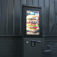 Terminal de Autoservicio con Pantalla Táctil Interactiva, Impermeable IP65 para Exteriores, para Comida Rápida, Zonas Comerciales y Lugares Turísticos
