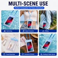 Étui de téléphone étanche personnalisé, sac de surf vintage en PVC pour femme, robe d'été, antichoc, antivol, durable, portable, pour usage quotidien et voyage