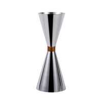 Shaker à cocktail en acier inoxydable 304, accessoires de bar, tasse à mesurer le vin, double gabarit de mesure
