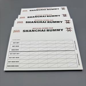 Blocco Note Personalizzato per Poker, Foglio di Trucchi Personalizzato A5, Blocco per Registrazione Punteggio di <span class=keywords><strong>Gioco</strong></span>, Foglietti Staccabili per Registrazione Punteggio - Product Image 1