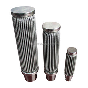 Elemento filtrante de fusión Elemento filtrante de acero inoxidable HPLE0805 Elemento filtrante plisado de acero inoxidable completamente soldado - Product Image 2