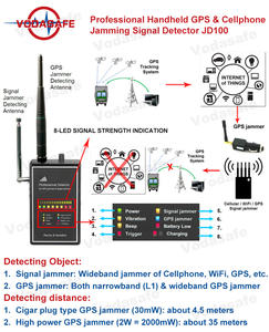 Detector de Señales Móviles y GPS Profesional JD100 de Vodasafe |   Detección de Bloqueo GPS y Bloqueo <span class=keywords><strong>WiFi</strong></span> L1 - Product Image 2