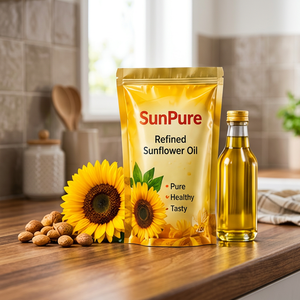Huile d'olive raffinée SunPure, sachet refermable en BOPP laminé, qualité alimentaire, thermoscellable pour l'emballage des huiles comestibles - Product Image 2