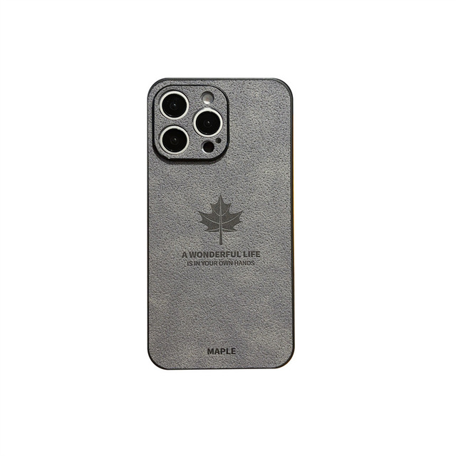Luxury Cortex Tree Leaf Maple Leaves Matte Phone Case for iPhone 12 13 14 15 16 Pro Max Plus X Xs Max XR Bumper Shell Back Cover