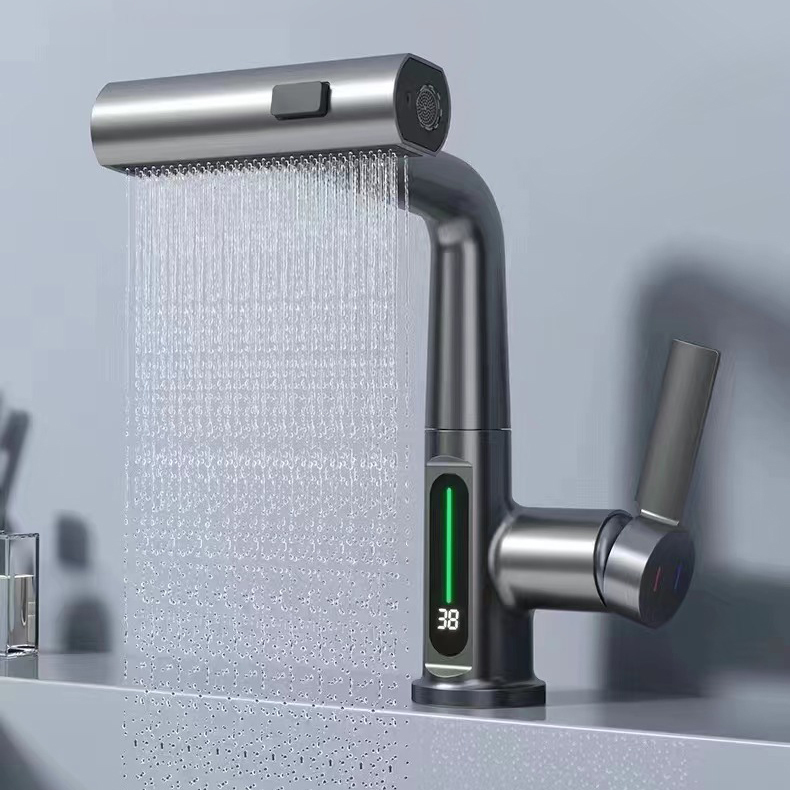 Modern Luxury Kitchen Faucet with Pull