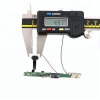 Objectif 150mm petit module de caméra 3GP 352x288 carte sd Mini caméra DVR PCB 5mp angle de vue de 100 degrés