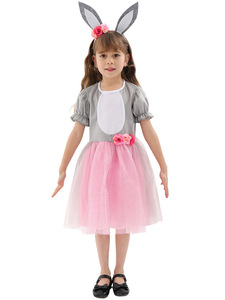 MS New Update Children Tutu Dresses Performance Kids Carnival Clothes With <b>Headband</b> Happy <b>Easter</b> Bunny Dress for Girls - Product Image 5