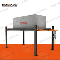 Système de stationnement de voiture hydraulique à 4 poteaux de 3.6 tonnes Garage 3600kg Ascenseur de stationnement de voiture à quatre poteaux