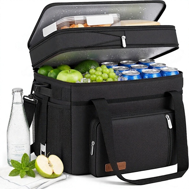 Portable Cooler Bag Waterproof Insulated Lunch Cooler Tote Large Capacity Leakproof Custom Logo OEM Manufacturer Factory