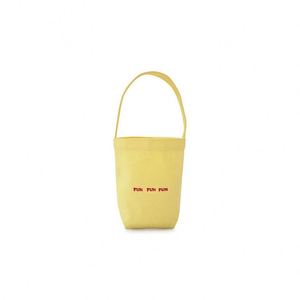 Sac fourre-tout mini écologique personnalisé avec logo brodé, 100% toile de coton, fermeture ouverte, couleur unie, portable, pour le shopping ou comme cadeau - Product Image 2