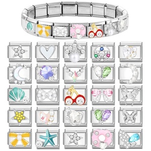 Bracelet tendance en acier inoxydable 304 de la série Insectes, avec sangle élastique et plaque de base en acier, à personnaliser - Product Image 3