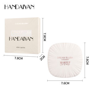 HANDAIYAN <span class=keywords><strong>2</strong></span> en <span class=keywords><strong>1</strong></span> haute qualité surligneur Blush perle naturelle surligneur poudre Palette flou maquillage Blush palettes - Product Image 6