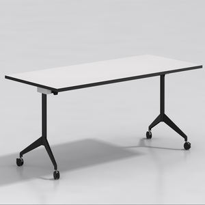 Mesa plegable Pata Sala de entrenamiento Escritorios de oficina de metal móvil Muebles de oficina comerciales Plegable moderno - Product Image 2