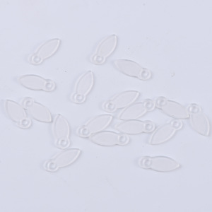 Transparent White Plastic Oval Backing Panel 15x6mm for Photo <b>Frames</b> Home Decor - Product Image 2