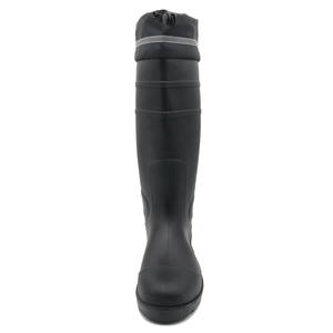 Botas de lluvia de PVC con cuello de PU, resistentes a los álcalis y ácidos, antideslizantes, impermeables, antiestáticas, verificadas por CE - Product Image 3