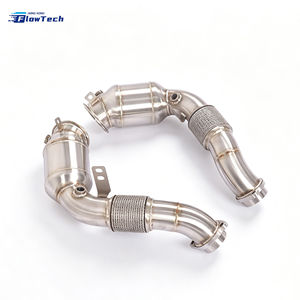 Tubo de Escape de Alto Flujo y Rendimiento para BMW E71 X5M X6M 4.4T S63, Acero Inoxidable 304, con Filtro de 200 Celdas - Product Image 4