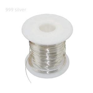 Vật liệu bạc kim loại có độ tinh khiết cao 0.2mm 999.9% dây Ag tinh khiết cho các thí nghiệm điện hóa - Product Image 1