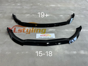 Xlstyling ABS b sdoppiatore per labbra anteriori <span class=keywords><strong>Mercedes</strong></span> Benz <span class=keywords><strong>classe</strong></span> <span class=keywords><strong>C</strong></span> W205 2015-2019 + W205 body per paraurti anteriore - Product Image 2