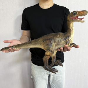Dinosaurio realista PVC vinilo juguete personalizado Animal figura educación simulación para niños Material plástico con función de creación de sonido - Product Image 3