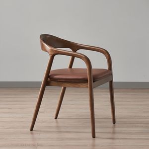 Fauteuil scandinave en bois massif, chaise <span class=keywords><strong>de</strong></span> salle à manger durable, dossier en bois naturel pour restaurant et bar - Product Image 5