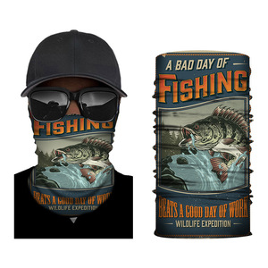 Personalizado multifuncional Ocean <span class=keywords><strong>Fish</strong></span> ciclismo pesca cara cuello polaina Unisex tubo sin costuras impresión Digital <span class=keywords><strong>Bandana</strong></span> poliéster - Product Image 3