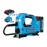 Kit de gonflage de pneus numérique sans fil professionnel FIXTEC 20V, pompe automatique 150 PSI, batterie 2,0 Ah et chargeur rapide, certifié CE